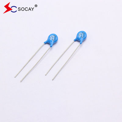 82V Varistor de óxido de plomo metálico radial MOV 05D820K / 05D820KJ Ф5mm Tipo de paquete