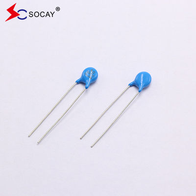 82V Varistor de óxido de plomo metálico radial MOV 05D820K / 05D820KJ Ф5mm Tipo de paquete