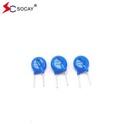 Serie 07D MOV Varistor de óxido metálico 07D820K / 07D820KJ Ф7mm 82V Tensión 1200A