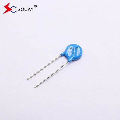 Varistor de óxido metálico de la serie 10D 10D820K / 10D820KJ Ф10mm 135VC Potencia nominal 0.4W