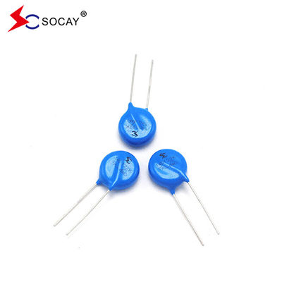F14mm Varistor de óxido metálico 14D820K / 14D820KJ para aplicaciones de baja tensión de CC
