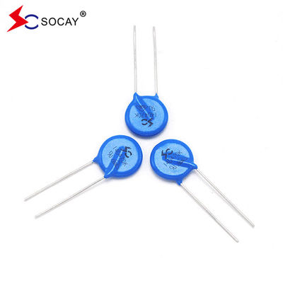 F14mm Varistor de óxido metálico 14D820K / 14D820KJ para aplicaciones de baja tensión de CC