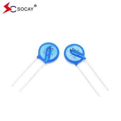 F14mm Varistor de óxido metálico 14D820K / 14D820KJ para aplicaciones de baja tensión de CC