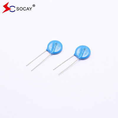 F14mm Varistor de óxido metálico 14D820K / 14D820KJ para aplicaciones de baja tensión de CC