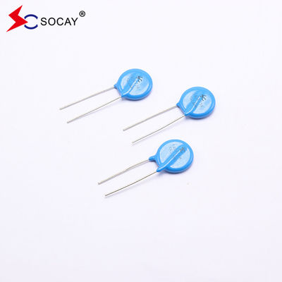F14mm Varistor de óxido metálico 14D820K / 14D820KJ para aplicaciones de baja tensión de CC