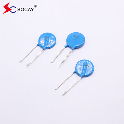 F20mm Varistor de óxido metálico 20D101K / 20D101KJ Voltado de trabajo amplio V1mA 18V - 1800V