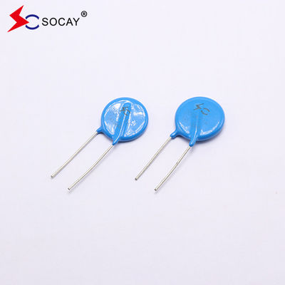 F20mm Varistor de óxido metálico 20D101K / 20D101KJ Voltado de trabajo amplio V1mA 18V - 1800V