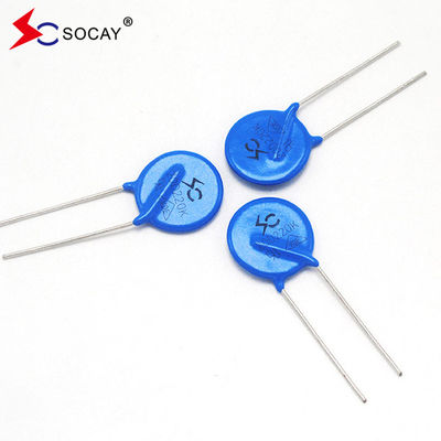 F20mm Varistor de óxido metálico 20D101K / 20D101KJ Voltado de trabajo amplio V1mA 18V - 1800V
