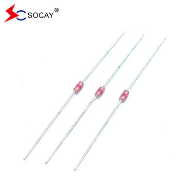 Tubo de descarga de vidrio de plomo axial SCA-141N 1.0pF 8/20μS 500A Protectores de la brecha de chispa