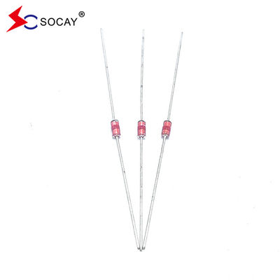 Tubo de descarga de vidrio de plomo axial SCA-141N 1.0pF 8/20μS 500A Protectores de la brecha de chispa