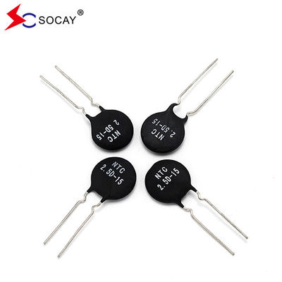SOCAY Sensor de temperatura de alta precisión NTC Termistor MF72-SCN2.5D-15 2.5 ohm 15 mm