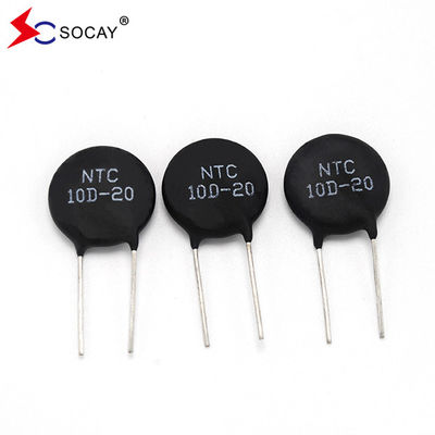 SOCAY Power NTC Thermistor MF72-SCN10D-20 10Ω 20mm Imax Rango amplio de resistencia