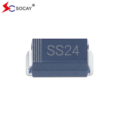 El paquete SMA es el rectificador de Schottky SS24A Diodo de barrera de Schottky VRRM 40V 2A DO-214AC