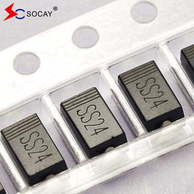 El paquete SMA es el rectificador de Schottky SS24A Diodo de barrera de Schottky VRRM 40V 2A DO-214AC