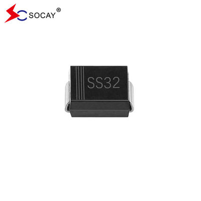 20VRRM Diodo de barrera Schottky SS32B Montado en la superficie VRMS 14V SMB