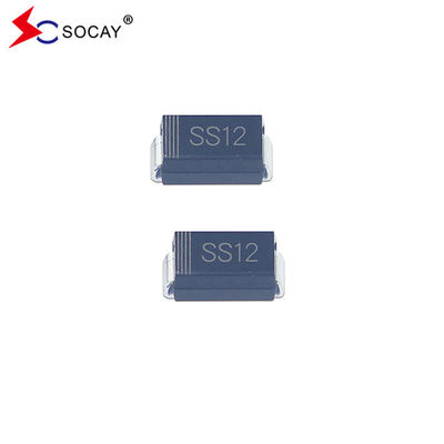 Diodo de barrera de Schottky SS12A Rectificadores de Schottky de 20 V en el paquete DO-214AC