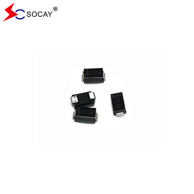 Diodo de barrera de Schottky compacto Socay SS35A en paquete DO-214AC con voltaje inverso máximo repetitivo máximo de 50V