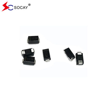 30V 3A 100A 500pF Diodo de barrera de Schottky SS33A en DO-214AC ((SMA) paquete