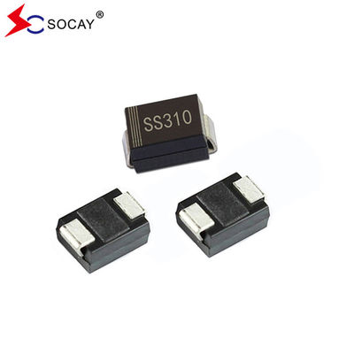 Diodos rectificadores de barrera de Schottky de 100 V de voltaje inverso de pico repetitivo SS310B con sobretensiones máximas de 80 A